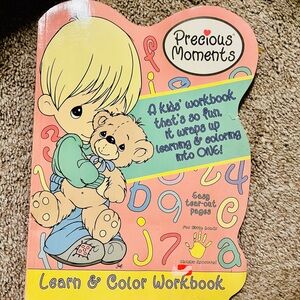 Precious Moments Kids Workbook - Pink and Blue
